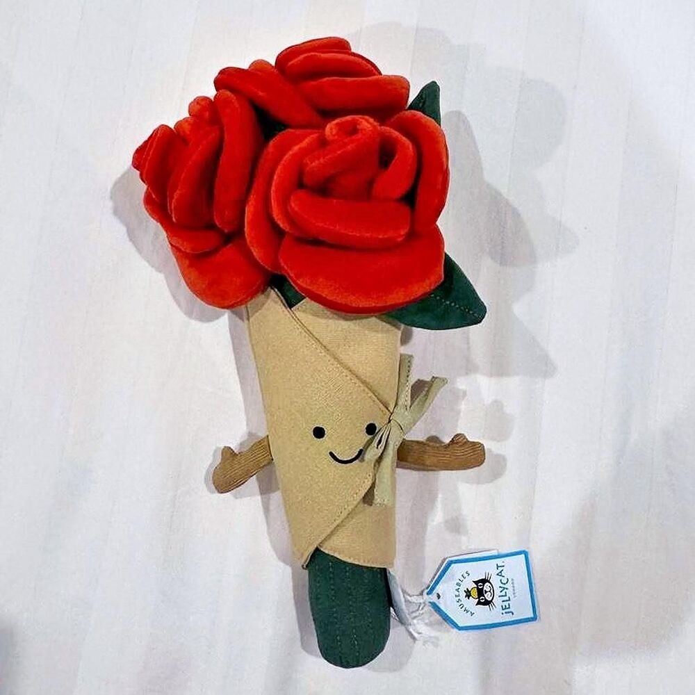 Jellycat Amuseables Rose bouquet floral Brand new with tags